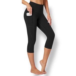 4/$20 Heathyoga Capri Leggings High Waisted Pockets Tummy Control Yoga Pants